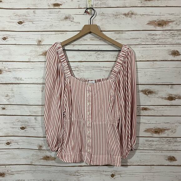 CAbi Carnival Top (Style 5890) - Red Stripe - Medium - Picture 16 of 16